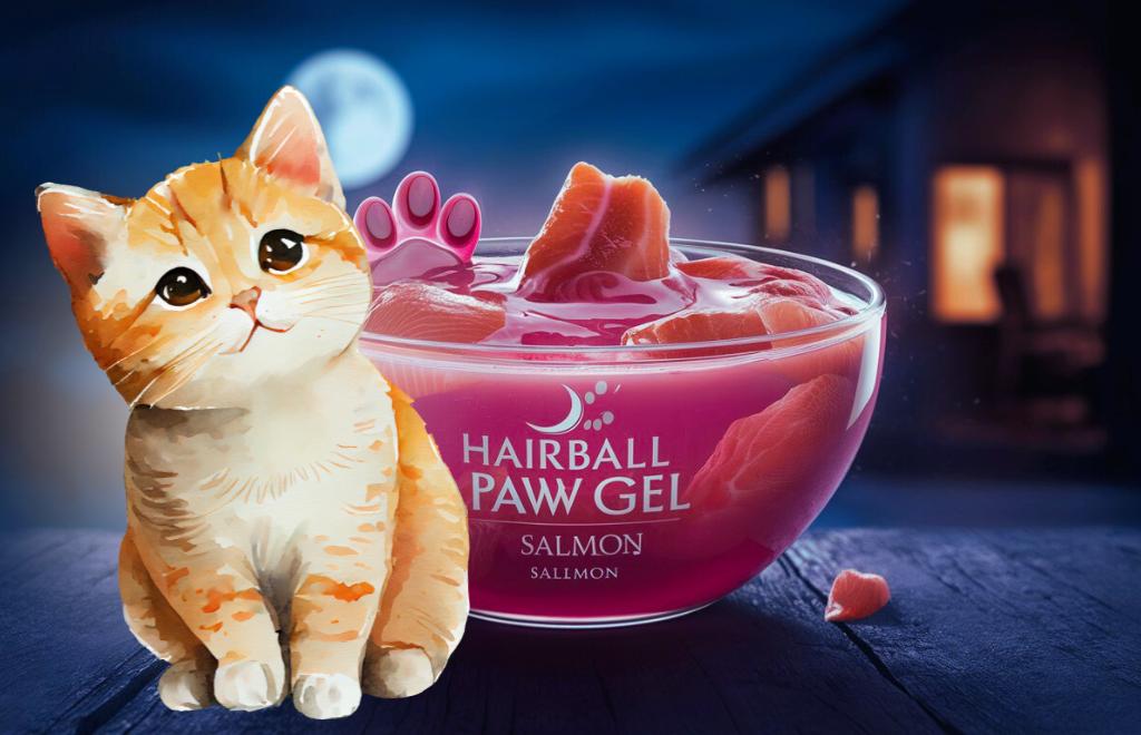 Hairball Paw Gel Salmon