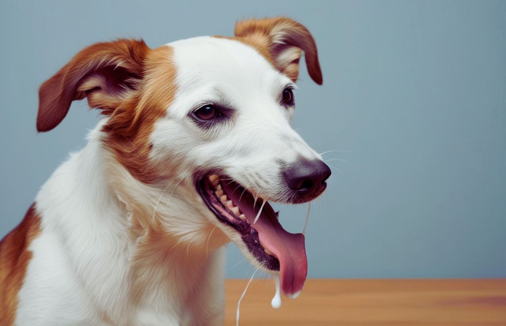 Dog Vomiting White Foam