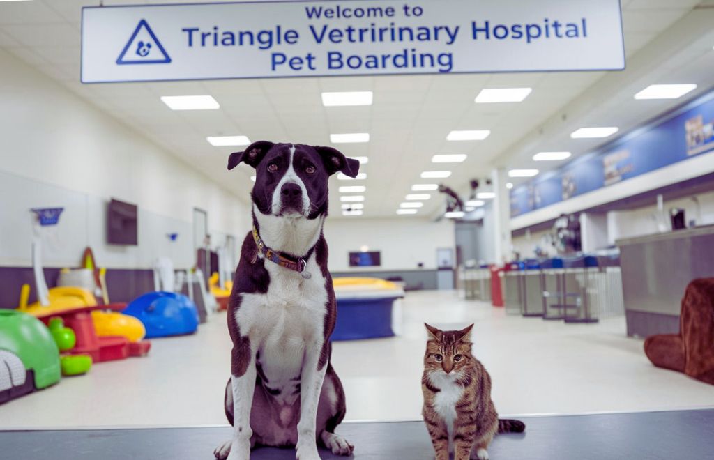 triangle vetrinary hospital pet boarding